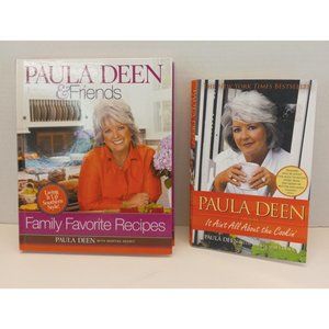 2 Paula Deen Books: Family Favorite Recipes & It Ain't All About the Cookin' GUC